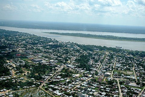 Air view Leticia Tabatinga